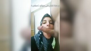 شابة مصرية ترضع الزب بشغف arab hijab sex